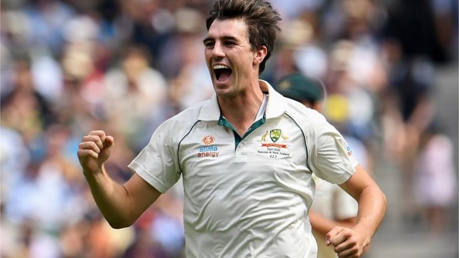 Australia's Pat Cummins. Credit: AFP