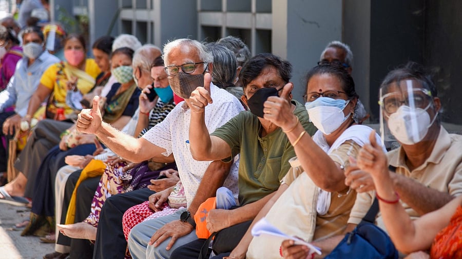 Maharashtra also administered 5 lakh Covid-19 vaccine through the day. Credit: PTI File Photo