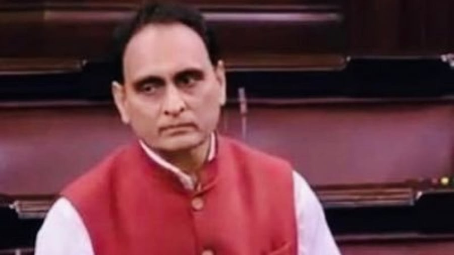BJP MP Rakesh Sinha. Credit: Twitter/@RakeshSinha01