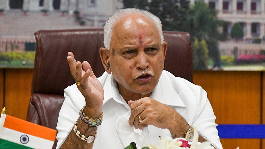 Karnataka Chief Minister B S Yediyurappa. Credit: CMO Karnataka Photo