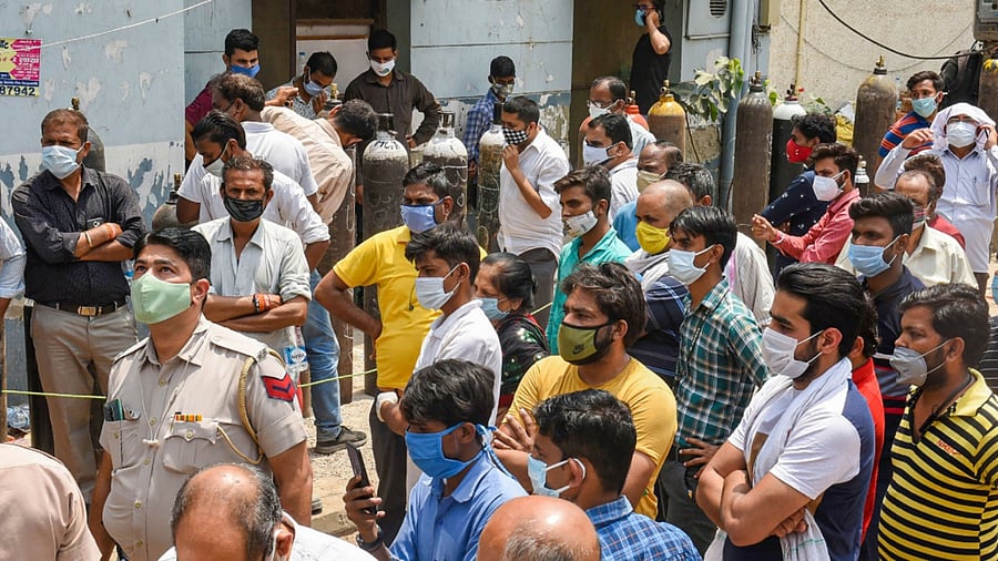 India has reported more than 3 lakh new Covid-19 cases for more than a week. Credit: PTI Photo