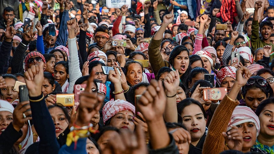 The anti-CAA agitation that turned violent in 2019 saw the death of five persons in police firings and even BJP leaders became a target of the agitators. Credit: PTI File Photo