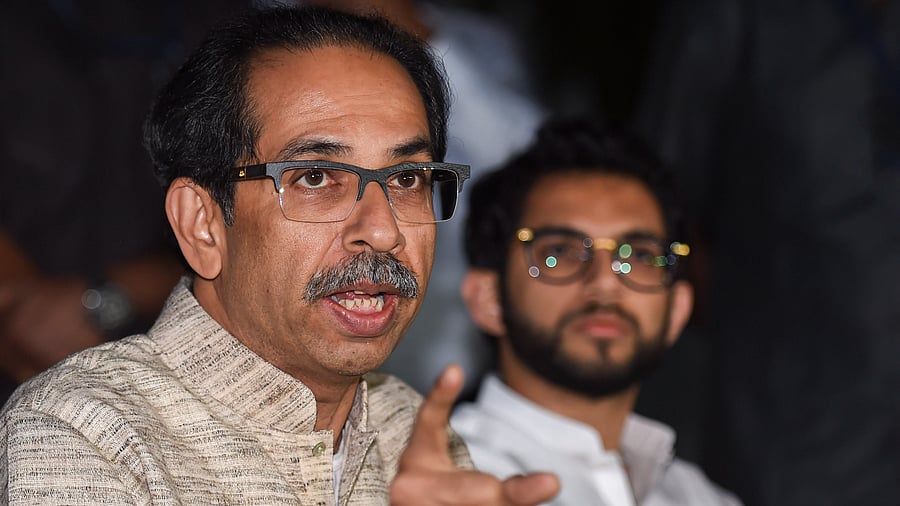 During his webcast on the eve of Maharashtra Day, Chief Minister Uddhav Thackeray reeled out facts and figures. Credit: PTI Photo