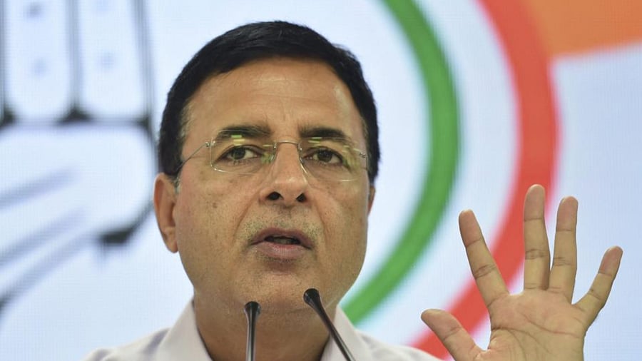 Congress spokesperson Randeep Singh Surjewala. Credit: PTI Photo
