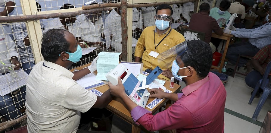 YSR Congress has established a clear lead. Credit: PTI Photo/Representative image