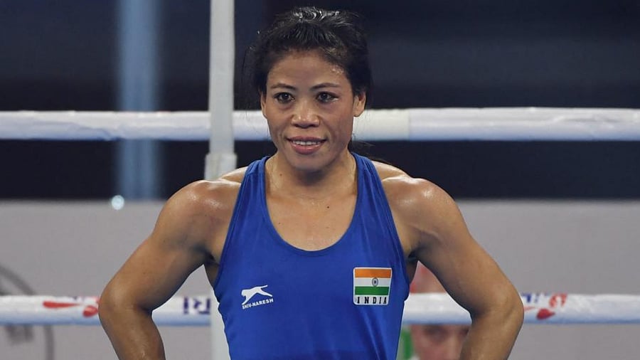  Six-time world champion M C Mary Kom. Credit: AFP File Photo