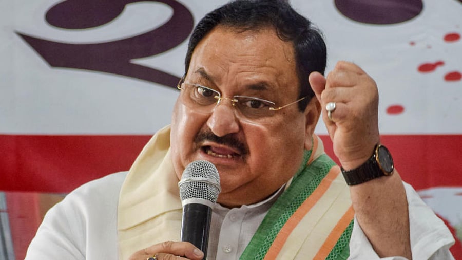 BJP National President JP Nadda. Credit: PTI Photo