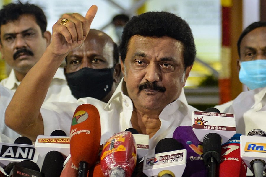 Dravida Munnetra Kazhagam (DMK) President M K Stalin. Credit: PTI Photo