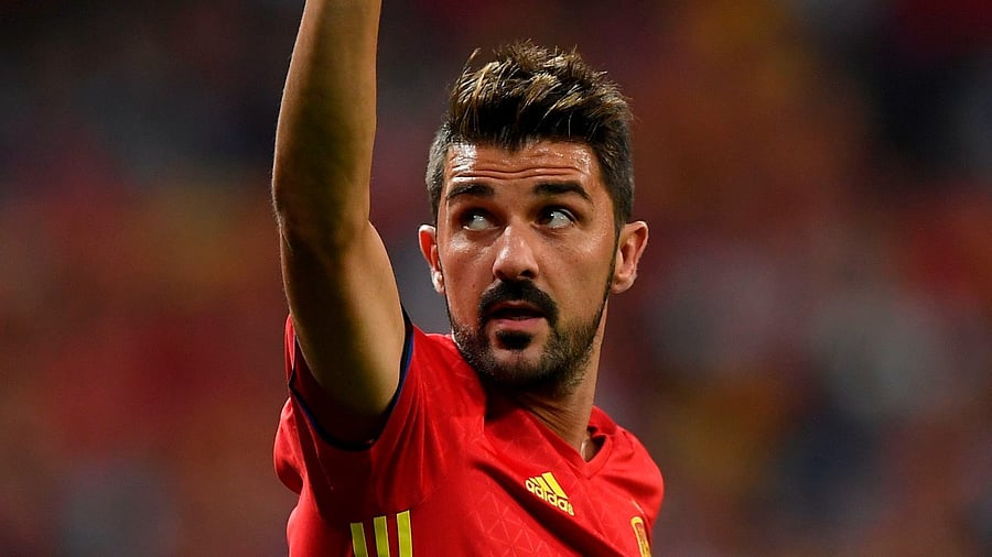 World Cup winner David Villa. Credit: AFP File Photo