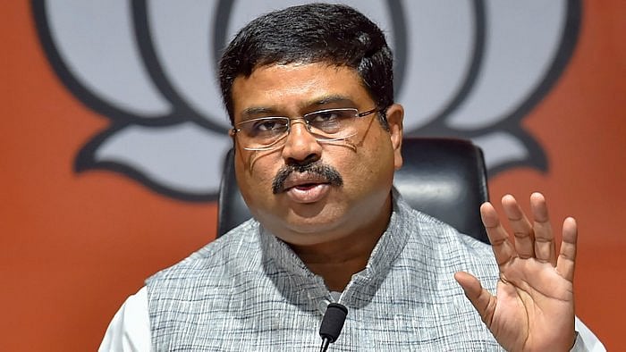 Oil Minister Dharmendra Pradhan. Credit: PTI Photo