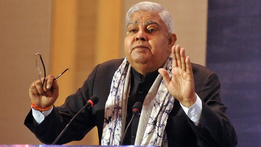 West Bengal Governor Jagdeep Dhankhar. Credit: PTI File Photo