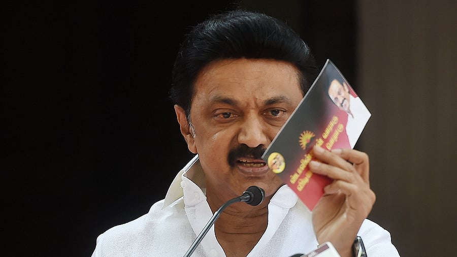 Tamil Nadu CM and DMK leader M K Stalin. Credit: PTI Photo
