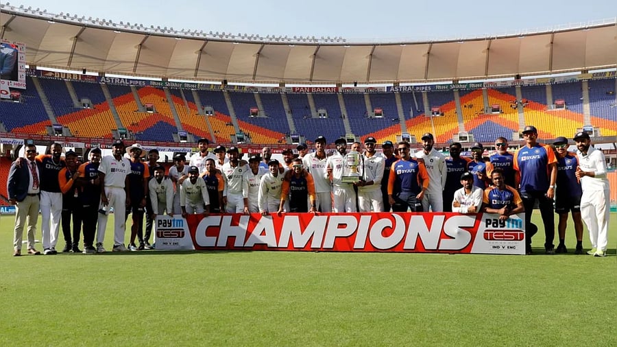 Team India. Credit: Twitter/@BCCI