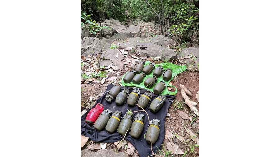 This is the second major recovery of explosives in the Jammu region in as many days. Credit: PTI Photo