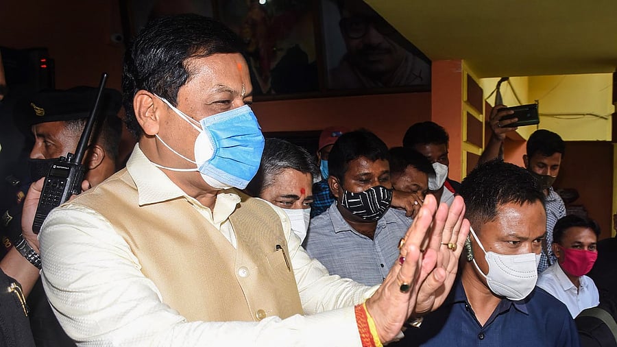 Sources said the party did not have strong ground to remove Sonowal given his "clean image" and performance in the past five years. Credit: PTI Photo