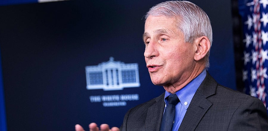 The 80-year-old serves as the director of the US National Institute of Allergy and Infectious Diseases. Credit: AFP Photo