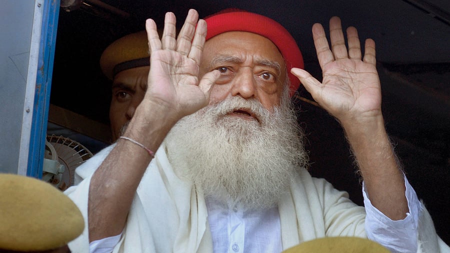 Self-styled godman Asaram Bapu is serving life term for raping a teenaged girl. Credit: PTI Photo