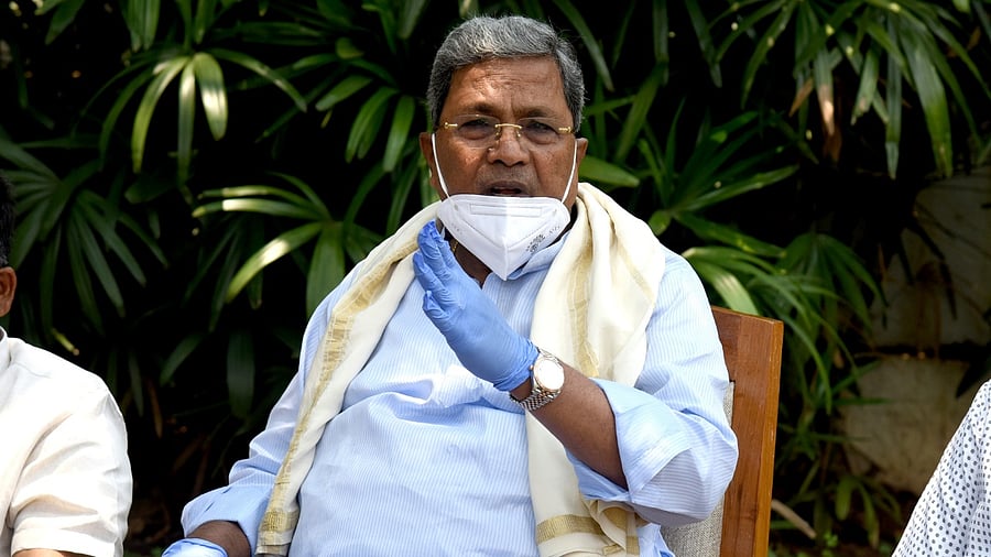 Former Karnataka Cm and Congress leader Siddaramaiah. Credit: DH Photo/S K Dinesh
