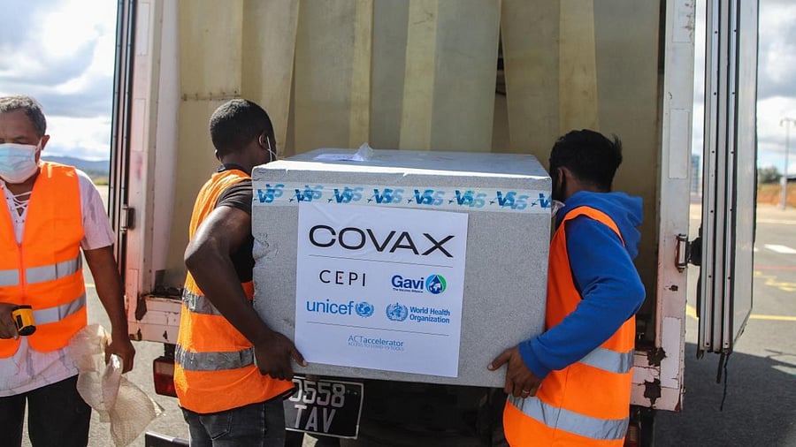 Covid-19 vaccines being delivered through COVAX initative. Credit: AFP Photo