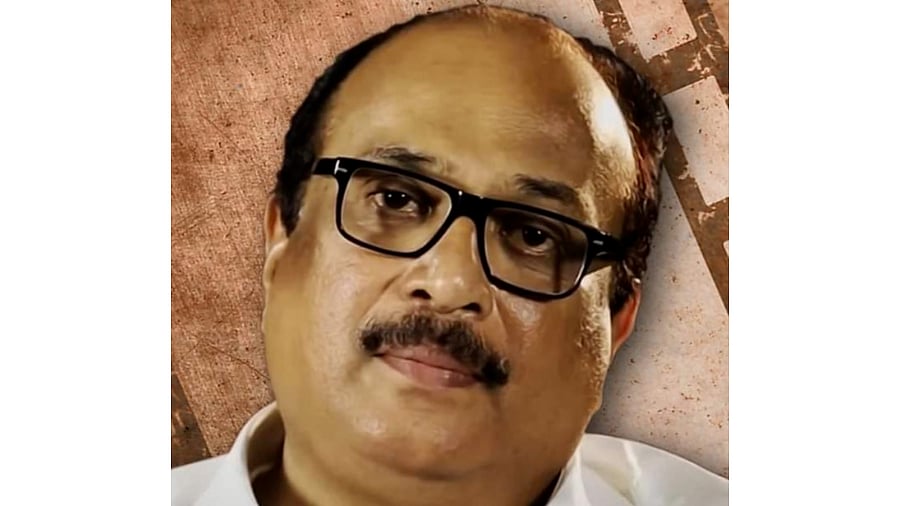 Malayalam screenwriter Dennis Joseph. Credit: Twitter/@vilakudy