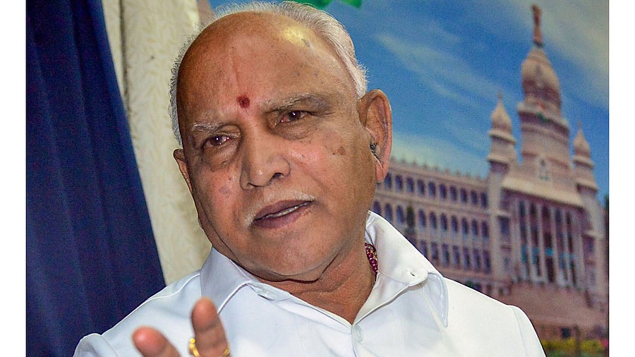 Karnataka Chief Minister B S Yediyurappa. Credit: PTI File Photo