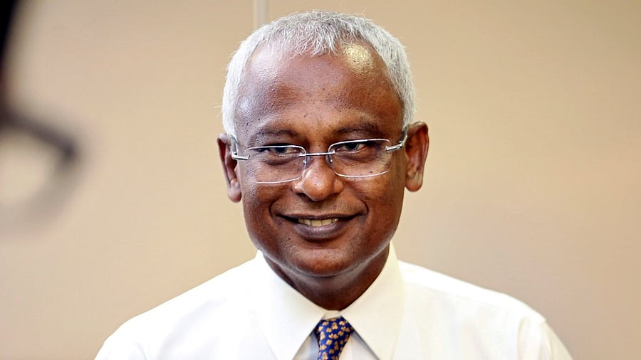 Maldives President Mohamed Solih. Credit: Reuters File Photo