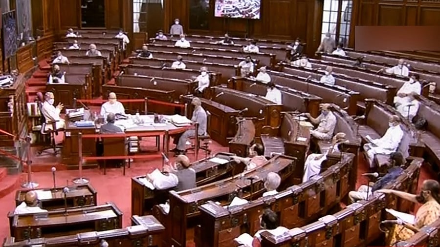 From April to August 2022, as many as 75 MPs – nearly a fourth of Rajya Sabha’s 245 MPs – will retire. Credit: PTI File Photo