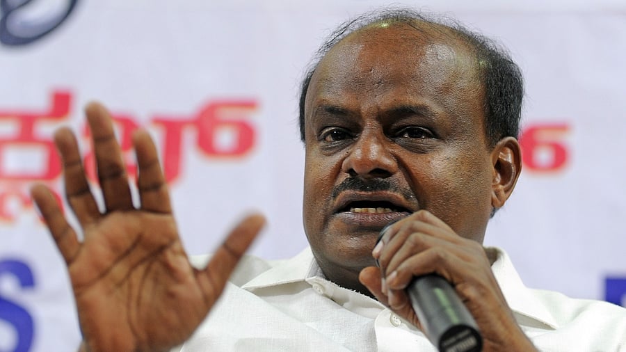 JD(S) leader H D Kumaraswamy. Credit: DH File Photo