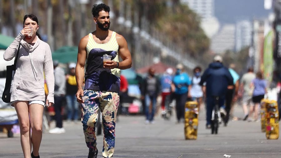The CDC (Centers for Disease Control and Prevention) issued new guidelines stating that fully vaccinated people do not need to wear masks outdoors, except in crowded locations. Credit: AFP Photo