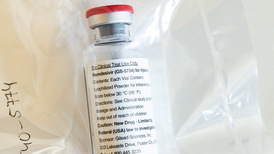 A vial of Remdesivir. Credit: Reuters Photo
