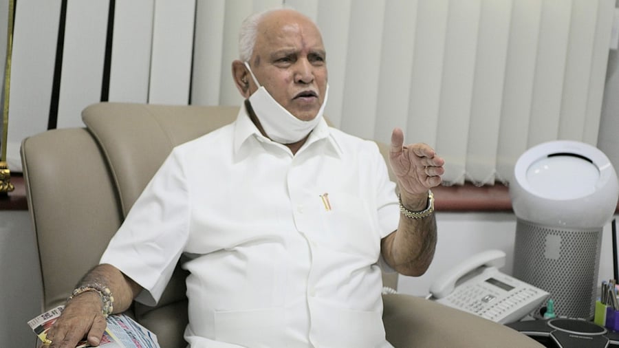 Karnataka Chief Minister B S Yediyurappa. Credit: DH Photo