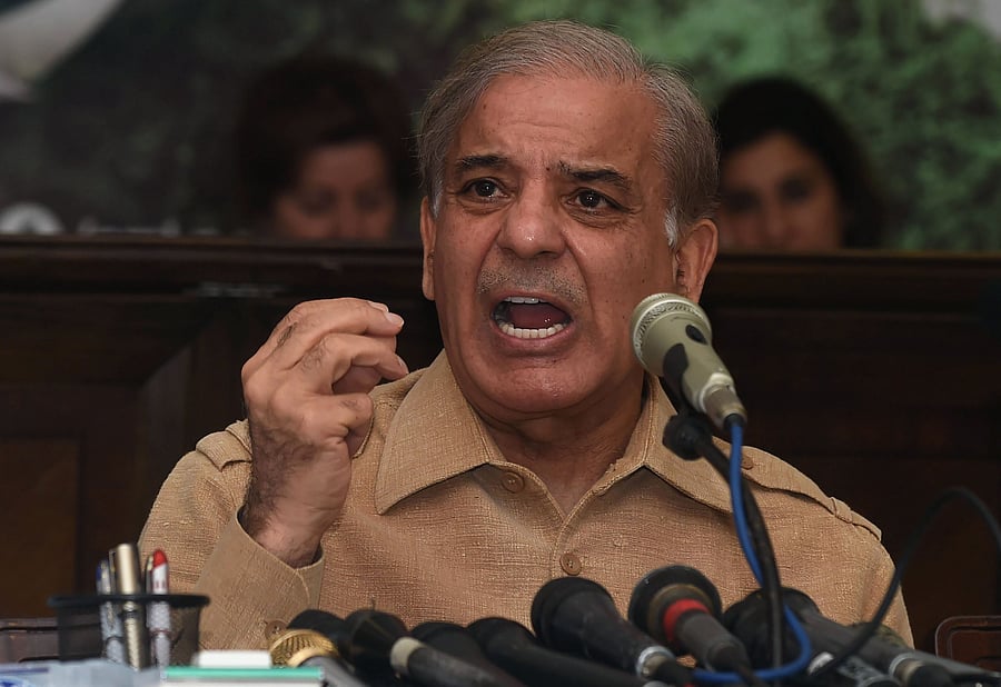 Pakistan Opposition leader Shehbaz Sharif. Credit: AFP File Photo