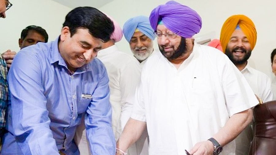 Sandeep Sandhu, political advisor to Punjab Chief Minister Amarinder Singh. Credit: Twitter Photo/@CaptSSandhu