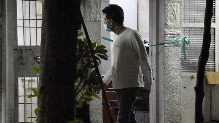 Businessman Navneet Kalra, accused in connection with the recovery and seizure of Oxygen Concentrators by the Delhi police, being produced in a court, in New Delhi, Monday, May 17, 2021. Credit: PTI Photo