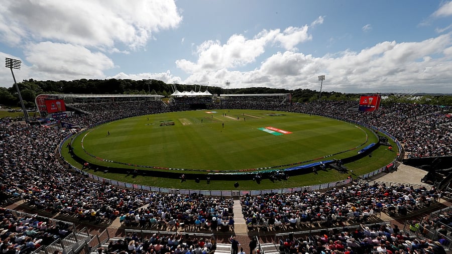 The Ageas Bowl, which hosts the WTC final from June 18. Credit: Reuters File Photo