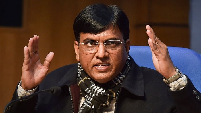 Minister of State for Chemicals and Fertilisers Mansukh Mandaviya. Credit: PTI Photo