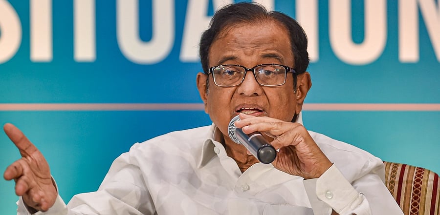 Senior Congress leader P Chidambaram. Credit: PTI Photo