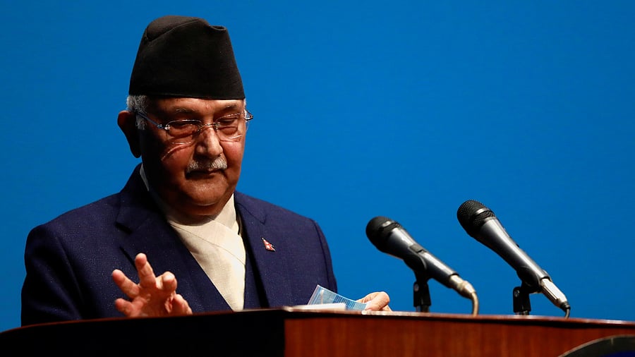 Nepal's Prime Minister Khadga Prasad Sharma Oli. Credit: Reuters Photo
