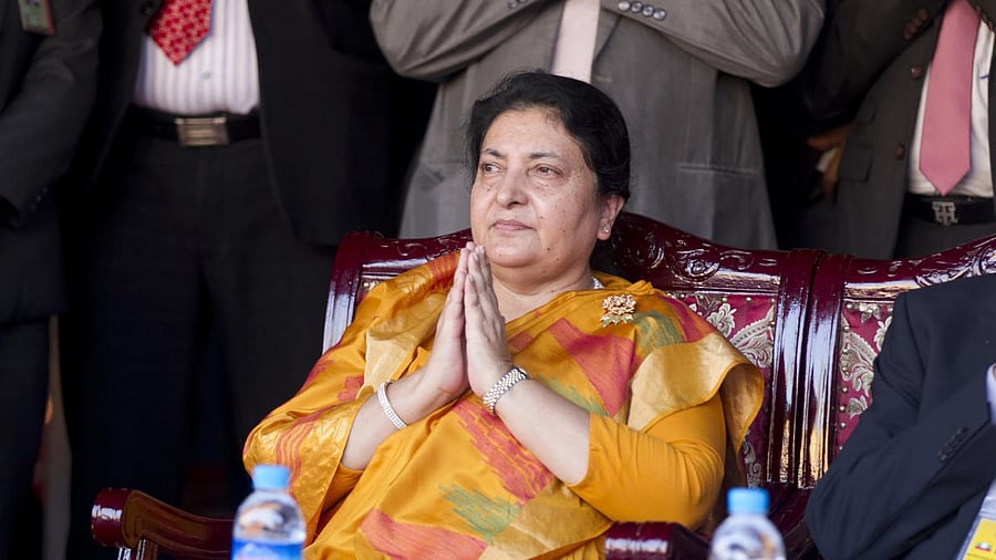 Nepali President Bidya Devi Bhandari. Credit: AFP Photo