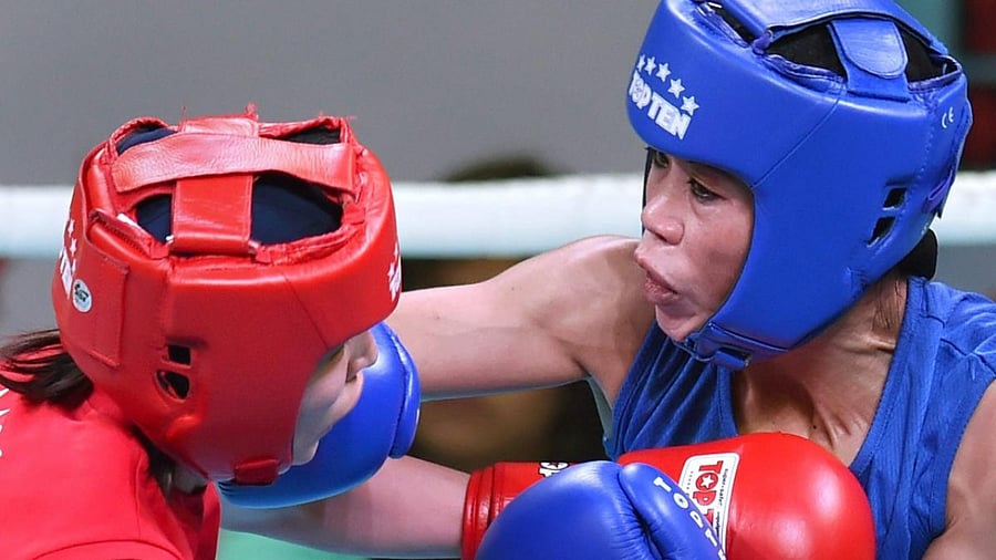 India's M C Mary Kom. Credit: PTI File Photo