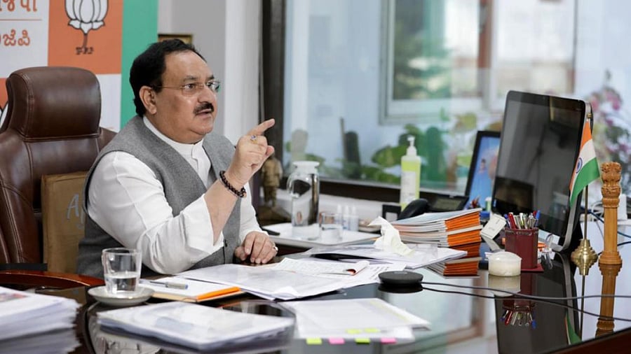 BJP National President Shri J.P. Nadda. Credit: PTI Photo
