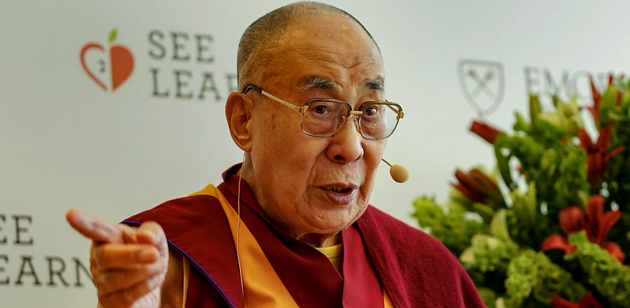 The Dalai Lama is 85 years old now and the issue of his successor has gained prominence in the last couple of years due to his advanced age. Credit: PTI Photo
