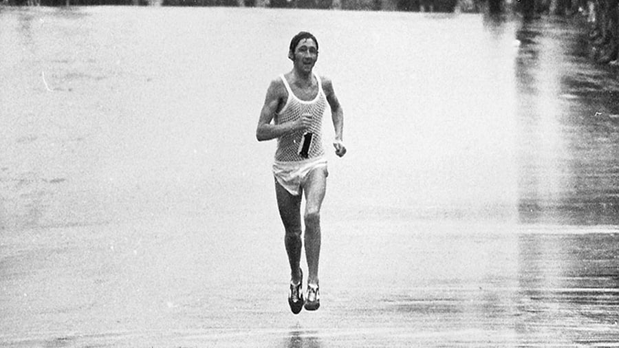 Commonwealth games gold medallist Boston Marathon winner Ron Hill. Credit: Twitter/@Ronhill_UK