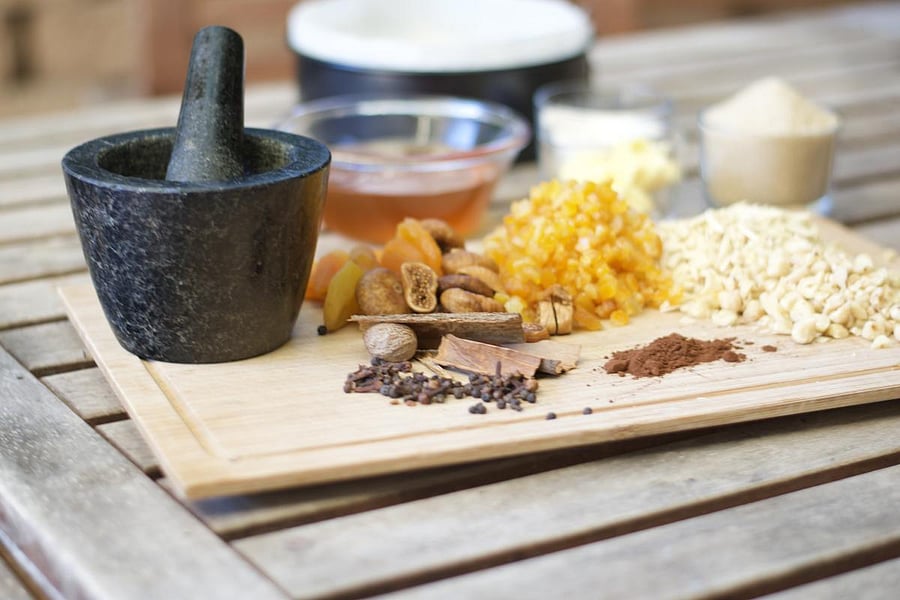 Some sweet spices for Panforte. PHOTOS BY AUTHOR