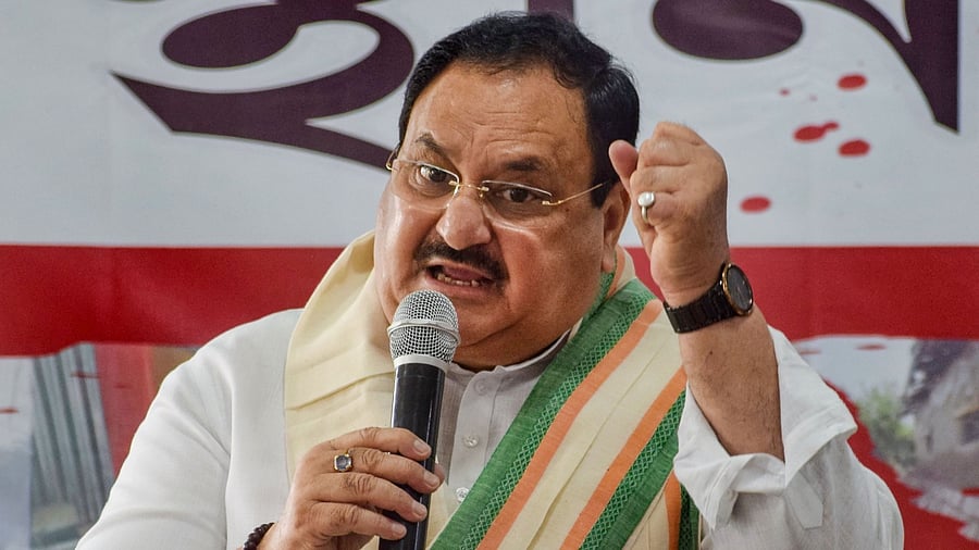 BJP National President J P Nadda. Credit: PTI File Photo