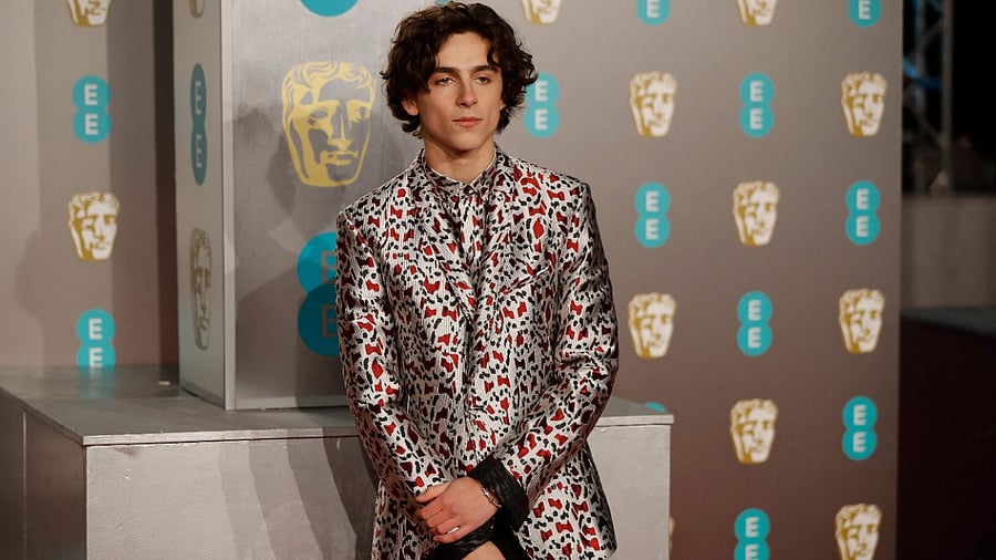 Actor Timothee Chalamet. Credit: AFP File Photo