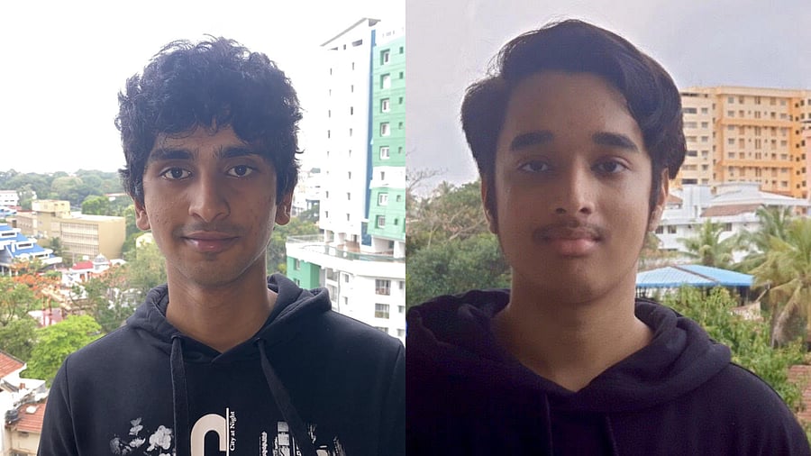 Advik Hegde (left) and Amol Mendonca. Credit: special arrangement