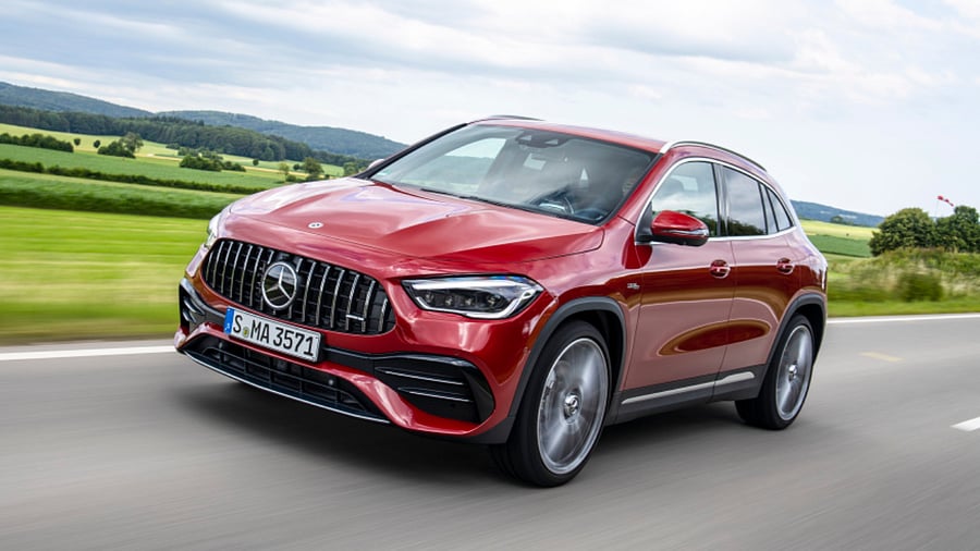 The new Mercedes-Benz AMG GLA 35. Credit: DH Photo