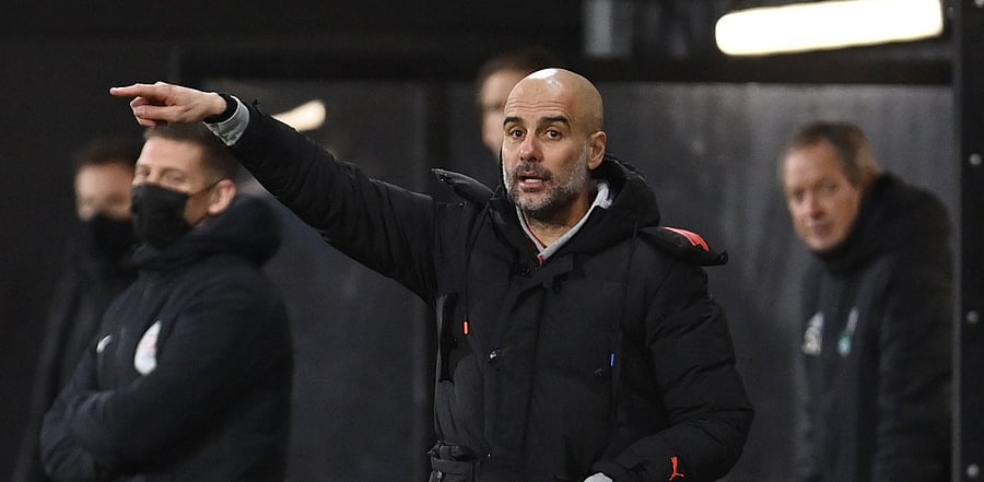 Pep Guardioila. Credit: Reuters file photo