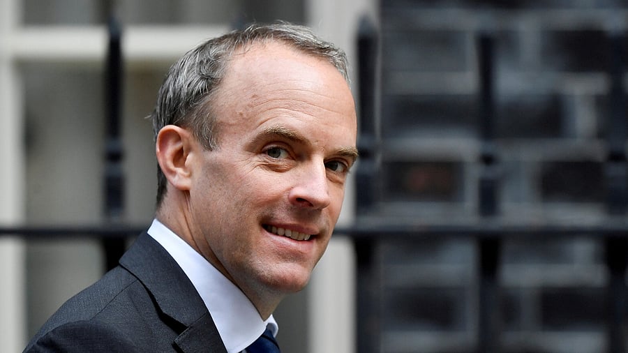 Dominic Raab. Credit: Reuters file photo